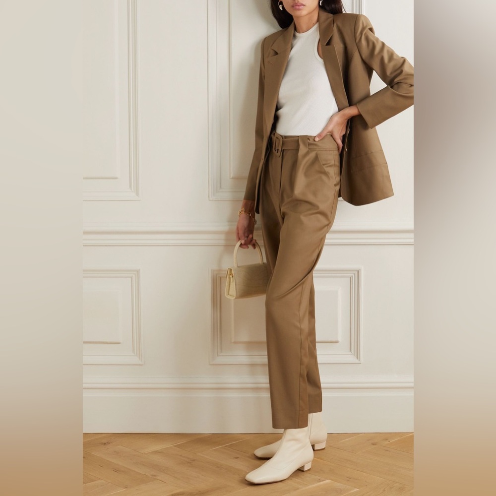 By FAR Este Boot White Leather Sz 36